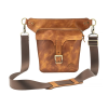 İsme Özel All in One Bel ve Bacak Çantası - %100 Deri - AC15001 - Camel