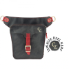 İsme Özel All in One Bel ve Bacak Çantası - %100 Deri - AC15001 - Kırmızı/Antrasit