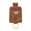 İsme Özel Çıtçıtlı Anahtarlık - % 100 Rainbow Deri - AG01001 - Kahverengi