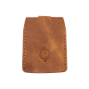 İsme Özel Çıtçıtlı Anahtarlık - % 100 Rainbow Deri - AG01001 - Camel