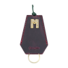 İsme Özel İpli Anahtarlık - % 100 Crazy Deri - AG01002 - Bordo