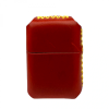 Handmade El Yapımı Hakiki Deri Zippo Modeli Çakmak - AG02001 - Kırmızı