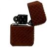Handmade El Yapımı Hakiki Deri Zippo Modeli Çakmak - AG02001 - Taba