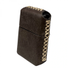 Handmade El Yapımı Hakiki Deri Zippo Modeli Çakmak - AG02001 - Koyu Vizon