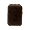 Handmade El Yapımı Hakiki Deri Zippo Modeli Çakmak - AG02001 - Koyu Vizon