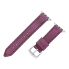 İsme Özel El Dikişli Apple Watch Saat Kordonu - %100 Çift Kat Deri - AG03001 - Mor