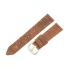 İsme Özel El Dikişli Saat Kordonu - %100 Çift Kat Deri - AG03003 - Kahverengi