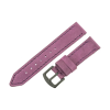 İsme Özel El Dikişli Saat Kordonu - %100 Çift Kat Deri - AG03003 - Mor