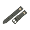 İsme Özel El Dikişli Saat Kordonu - %100 Çift Kat Deri - AG03003 - Antrasit