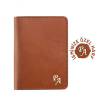 İsme Özel Pasaport Kılıfı - %100 Tiesto Deri - AK02001 - Tobacco