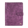 İsme Özel Çıtçıtlı Fonksiyonlu iPad Organizer - %100 Rainbow Deri - ET01002 - Mor