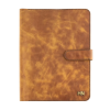 İsme Özel Çıtçıtlı Fonksiyonlu iPad Organizer - %100 Rainbow Deri - ET01002 - Camel
