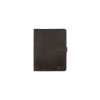 İsme Özel Çıtçıtlı Fonksiyonlu iPad Organizer - %100 Tiesto Deri - ET01003 - Koyu Kahverengi