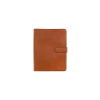İsme Özel Çıtçıtlı Fonksiyonlu iPad Organizer - %100 Tiesto Deri - ET01003 - Tobacco