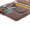 İsme Özel Çıtçıtlı Fonksiyonlu iPad Organizer - %100 Crazy Deri - 10,9 (İnç) - ET01004 - Taba
