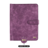 İsme Özel Çıtçıtlı Fonksiyonlu Macbook Organizer - %100 Rainbow Deri - ET02001 - Mor