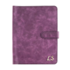 İsme Özel Çıtçıtlı Fonksiyonlu Macbook Organizer - %100 Rainbow Deri - ET02001 - Mor