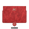 İsme Özel Macbook Kılıfı - %100 Rainbow Deri - ET02002 - Kırmızı