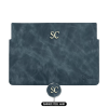 İsme Özel Macbook Kılıfı - %100 Rainbow Deri - ET02002 - Lacivert