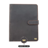 İsme Özel Çıtçıtlı Fonksiyonlu Macbook Organizer - %100 Crazy Deri - ET02004 - Kahverengi