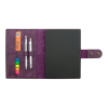 A5 Defter ve Ajanda Kılıfı - %100 Rainbow Deri - KO10001 - Mor