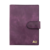 A5 Defter ve Ajanda Kılıfı - %100 Rainbow Deri - KO10001 - Mor