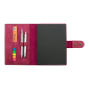 A5 Defter ve Ajanda Kılıfı - %100 Rainbow Deri - KO10001 - Fuşya