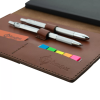A5 Defter ve Ajanda Kılıfı - %100 Tiesto Deri - KO10002 - Koyu Kahverengi