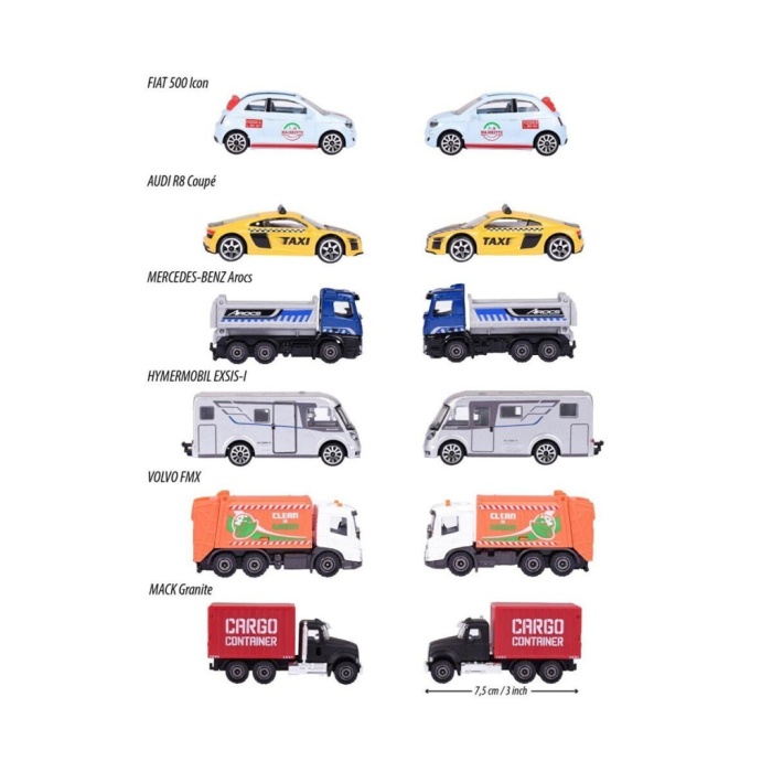 8503000002 City Premium Vehicles 6-asst