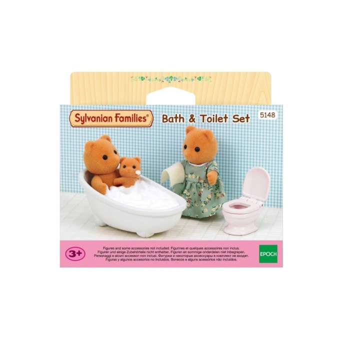 5148 Sylvanian Families Banyo ve Tuvalet Seti (figürler dahil değildir) +3 yaş