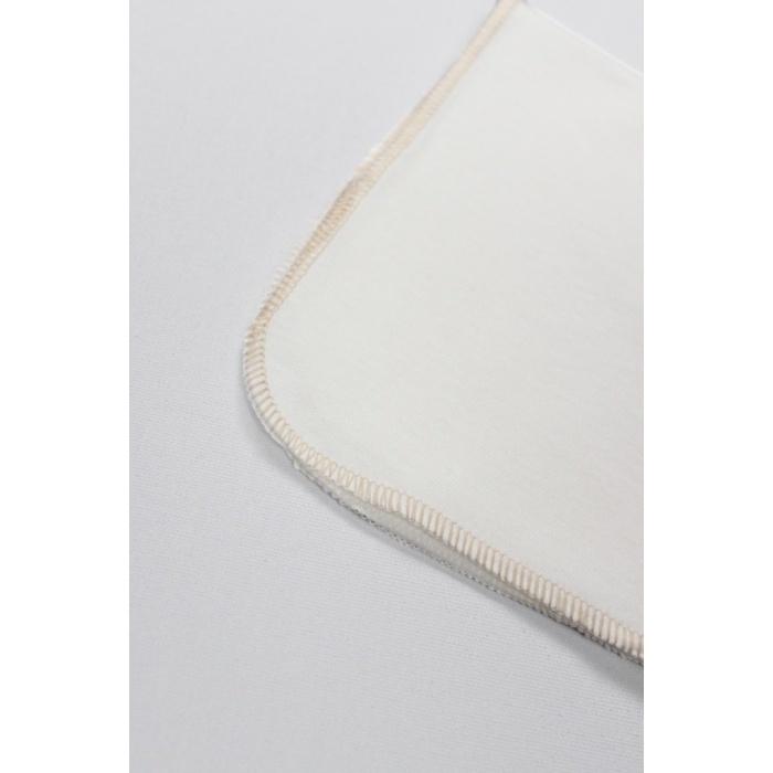 Organik 28x28 10Lu Penye Mendil 90101 Ekru