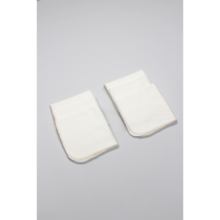 Organik 28x28 6Lı Penye Mendil 90103 Ekru