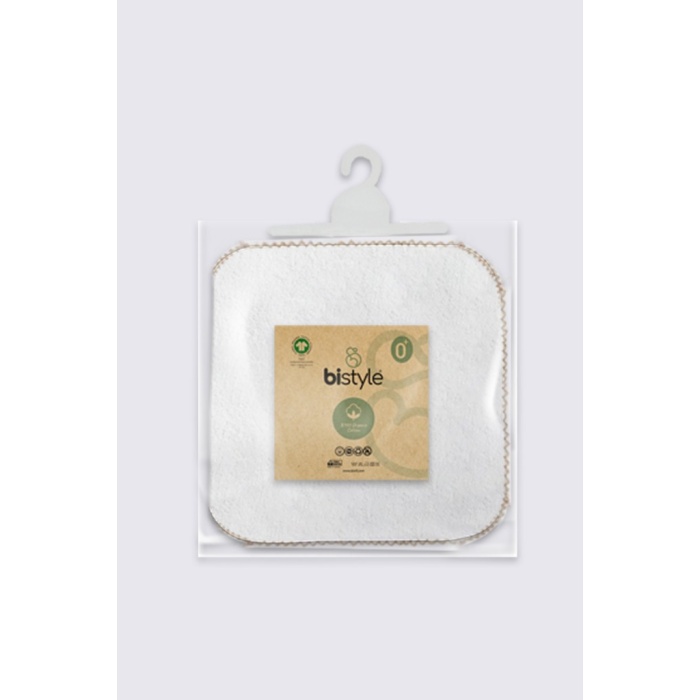 Organik 28x28 6Lı Havlu Mendil 90105 Ekru