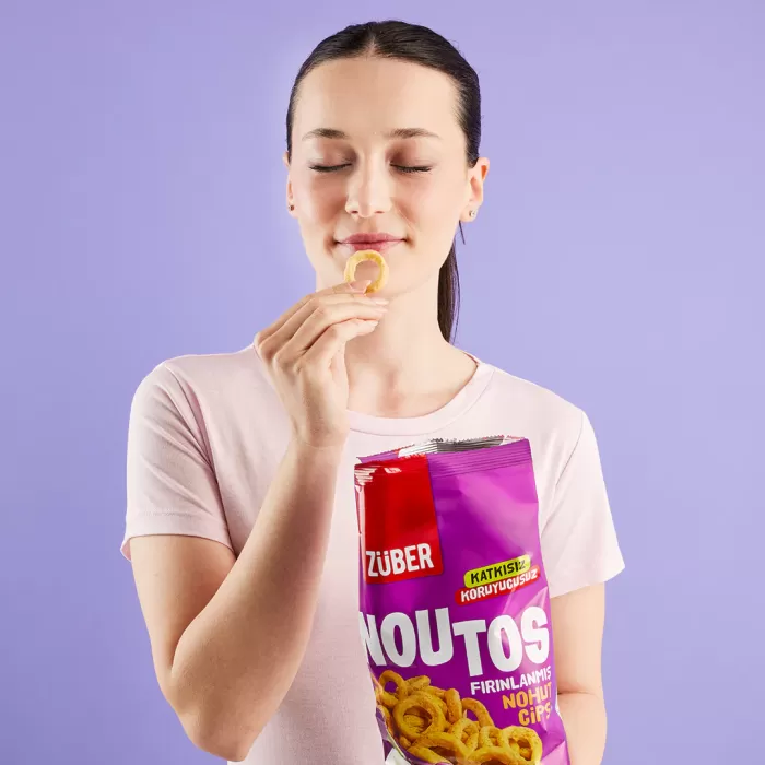 Noutos Fırın Nohut Cipsi 55 Gr Ekşi Krema ve Soğan