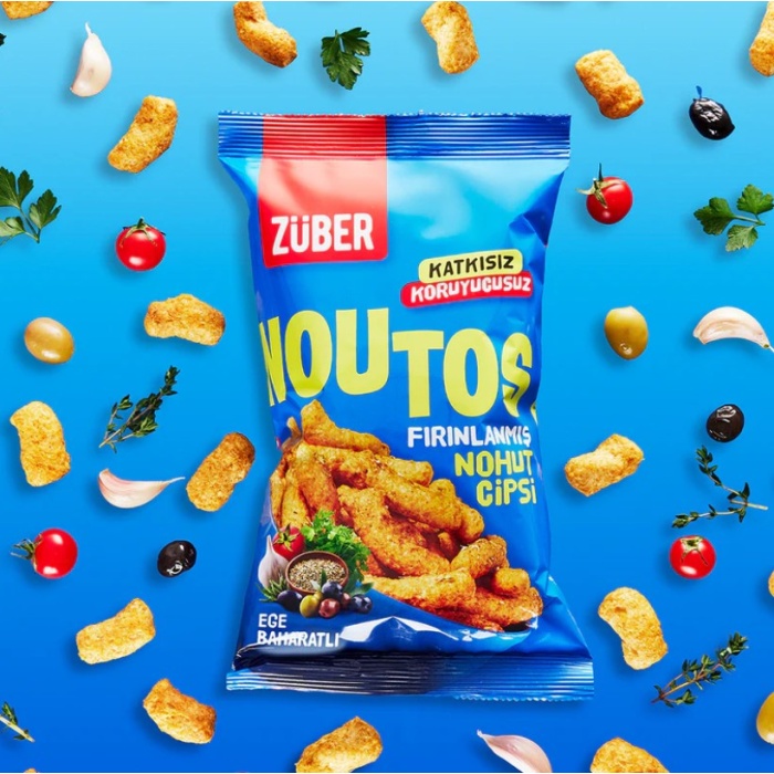 Noutos Fırın Nohut Cipsi 55 Gr Ege Baharat