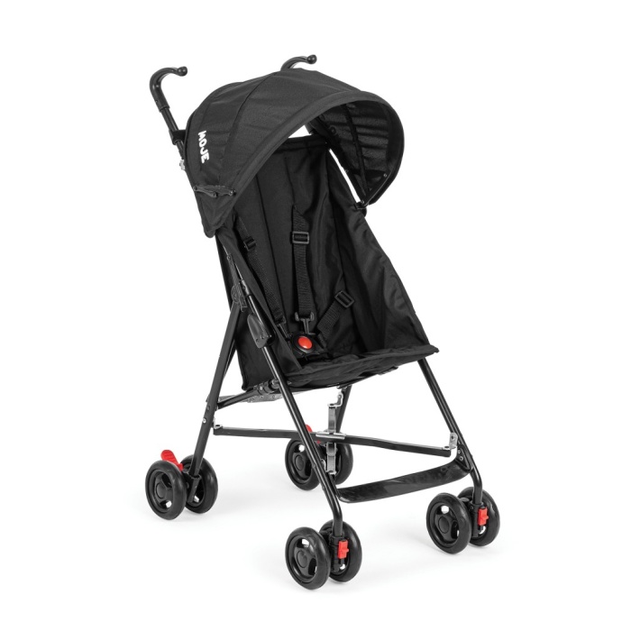 Simple Pratik Baston Bebek Arabası Siyah