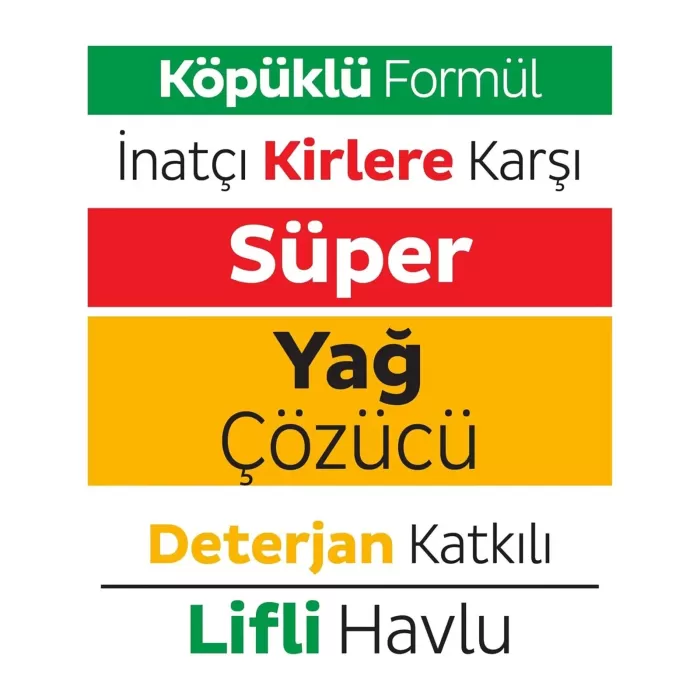 Yüzey Temizlik Havlusu 30 Adet Yağ Çözücü