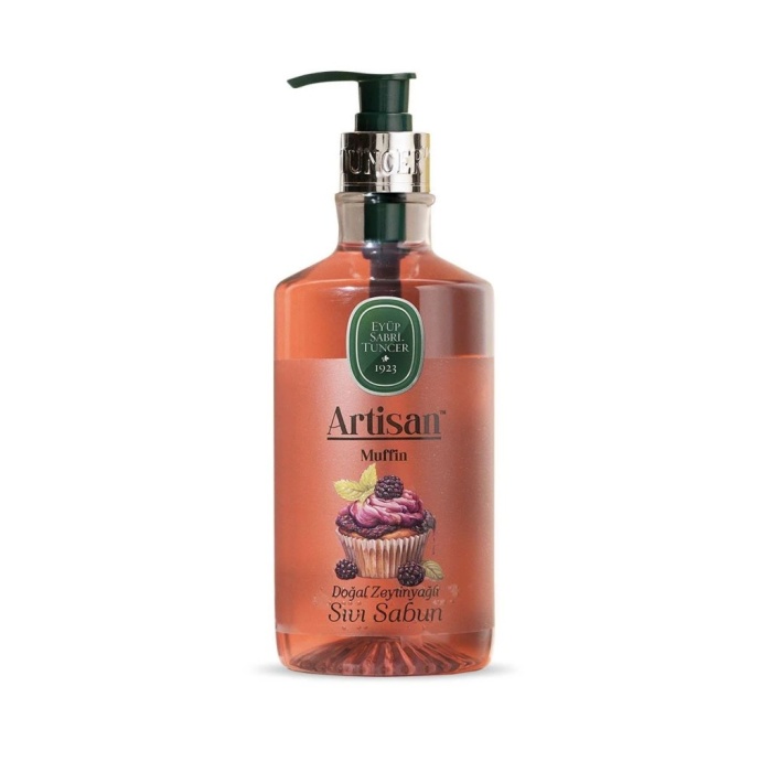 Artisan Doğal Zeytinyağlı Sıvı Sabun 600 ml Muffin