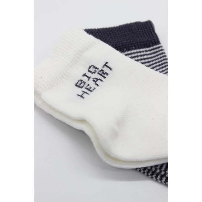 2Li Big Heart Penye Soket Çorap 10117 Antrasit