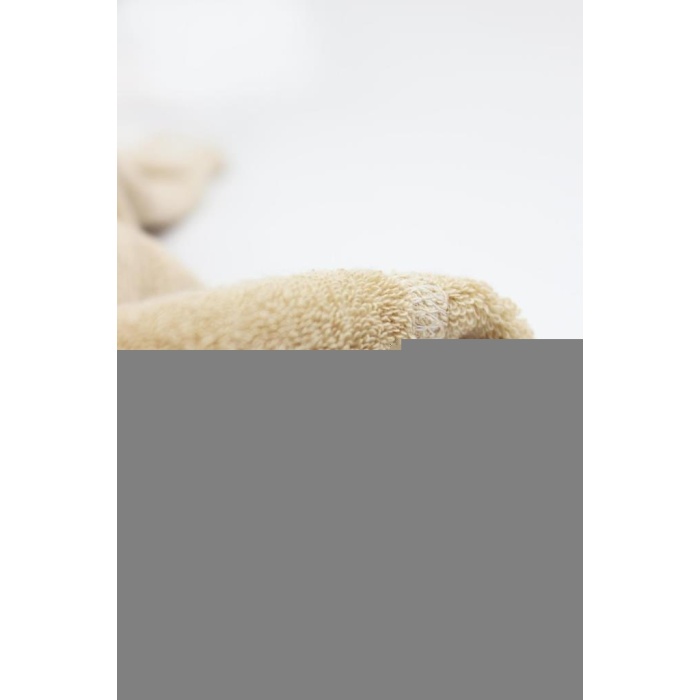 Tekli Kaymaz Mix Havlu Külotlu Çorap 50501 Bej