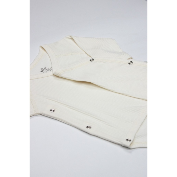 Organic Modal Flying Balloons Kruvaze Uzun Kol Body BS17121 Ekru