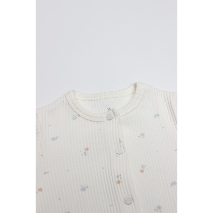 Bloom White Tulum 15113 Ekru Gül Kurusu