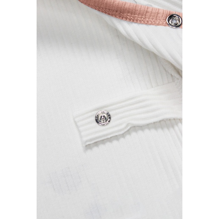 Bloom Rose 2li Yarım Kol Badi 17119 Ekru Gül Kurusu