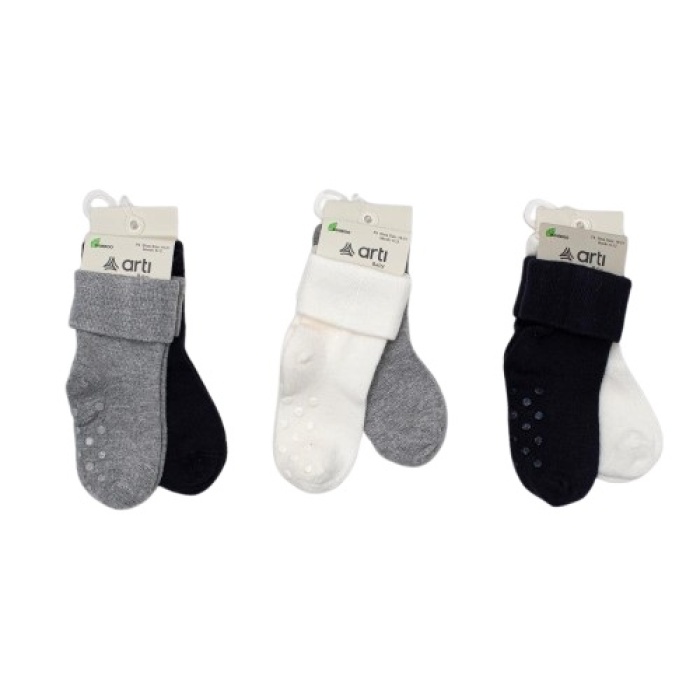  Ongun Absli 2li Erkek Modal Bebek Soket Çorap K44092 (ADET FİYATIDIR)