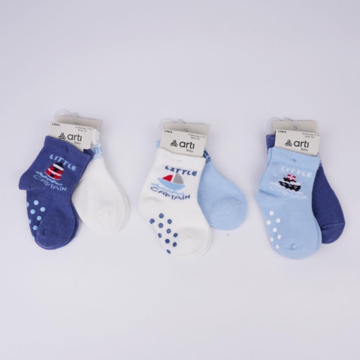  Filip 2li Absli Erkek Bebek Soket Çorap K44143 (ADET FİYATIDIR)