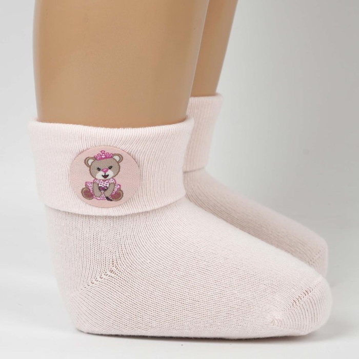  Bukre Aks Kız Bebek Soket Çorap K46292 (ADET FİYATIDIR)