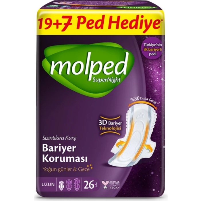 SüperNight Süper Gece Ped 26 Adet