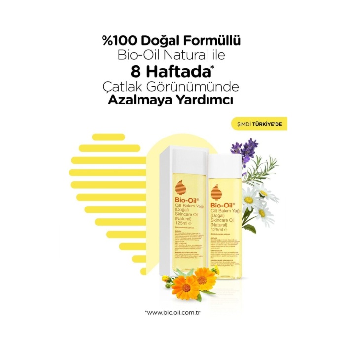 Bio-Oil Çatlak Karşıtı ve Natural Cilt Bakım Yağı 125 ml