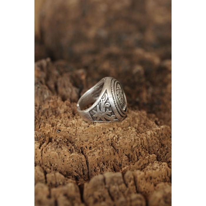 Sezar Figürlü Ayarlanabilir Erkek Yüzük