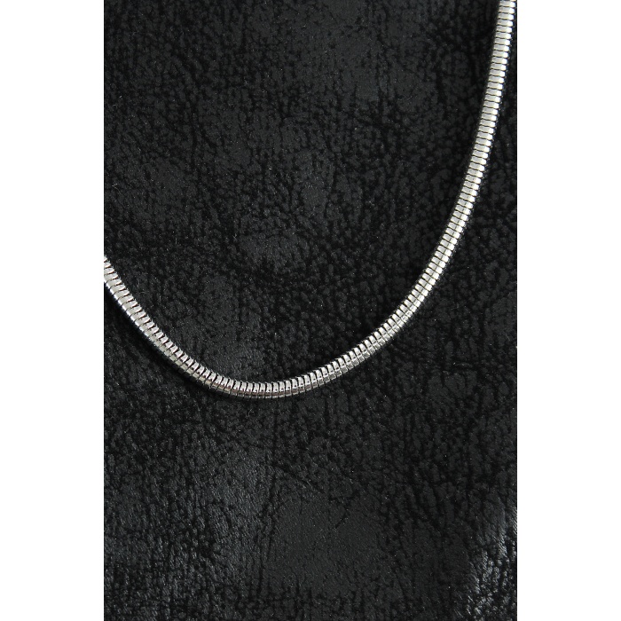 316L Çelik Oval İtalyan Zincir Model Gümüş Renk Erkek Kolye